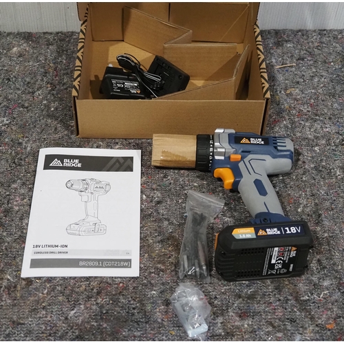 776 - 18v Cordless drill driver new