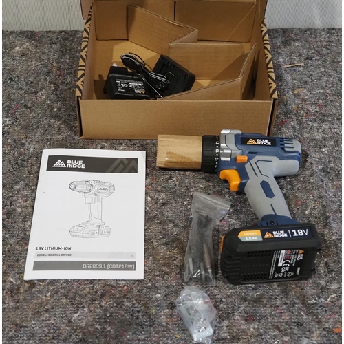 777 - 18v Cordless drill driver new