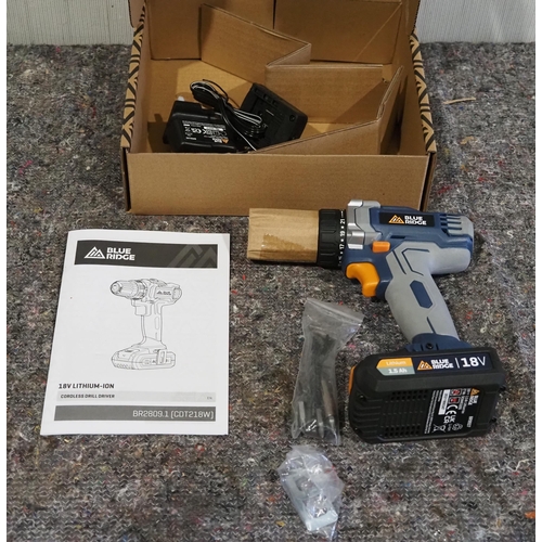 778 - 18v Cordless drill driver new