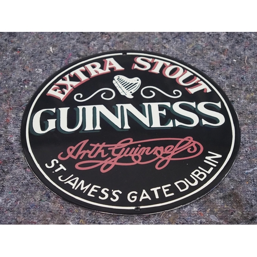 793 - Modern enamel sign - Guinness 12