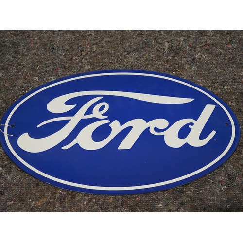 832 - Modern enamel sign - Ford 12
