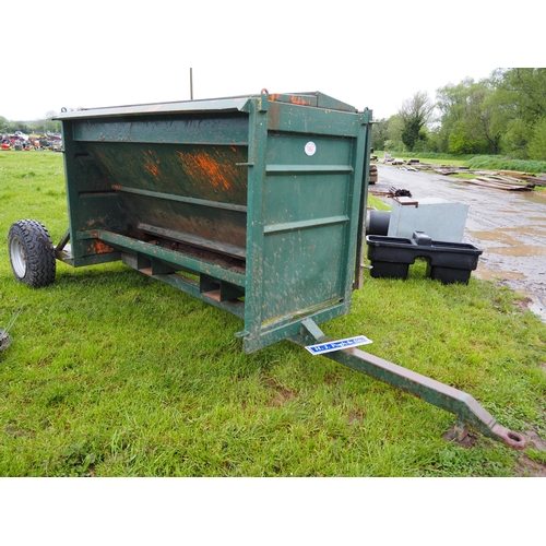 1462 - Portable cattle feeder trough 8ft