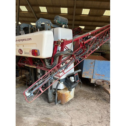 1551 - Team Arian 24m 1800L sprayer. 2019. C/w GPS auto shut off