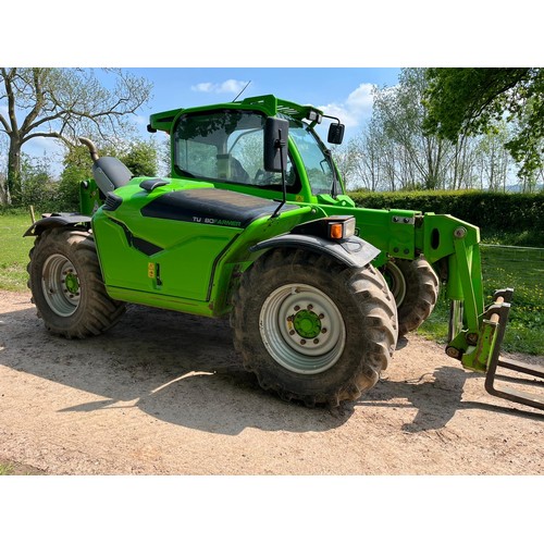 1554 - Merlo 42.7-140 Turbo Farmer telehandler. 2017. Showing 3880 hours, pick up hitch, trailer braking, a... 