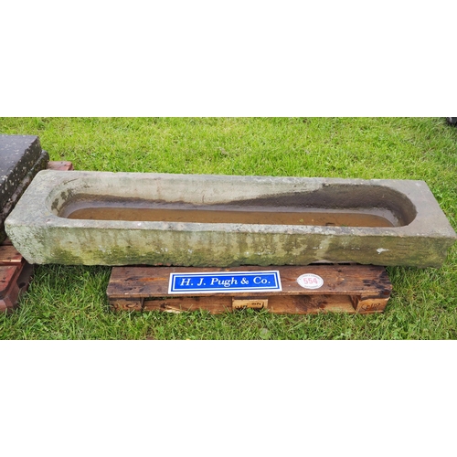 554 - Stone trough 6ft