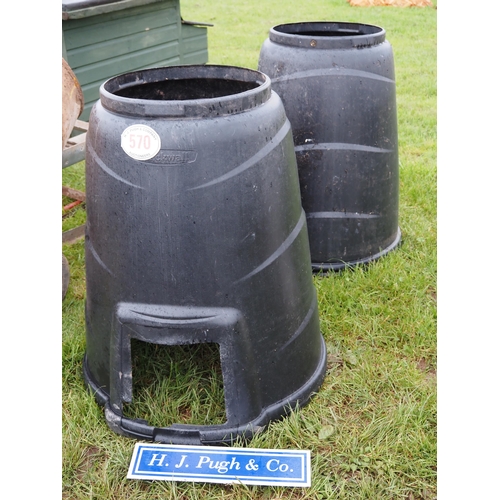 570 - Black composters - 2