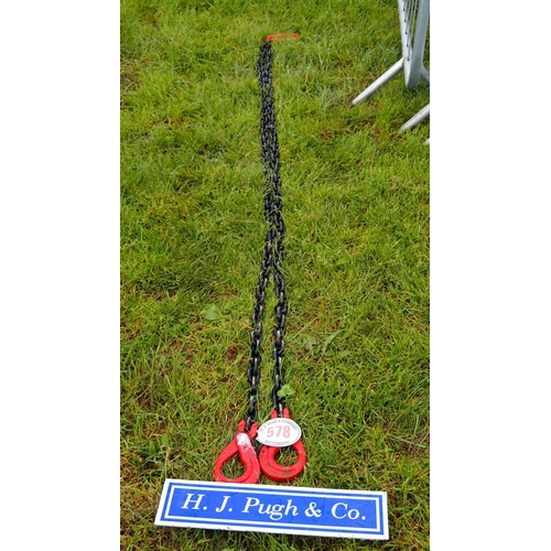578 - Lifting chain 2 legs