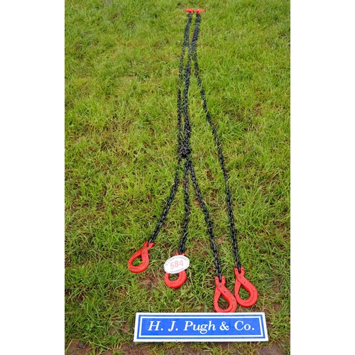 584 - Lifting chain 4 legs