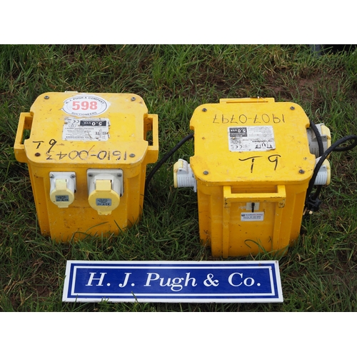 598 - 110v Transformers