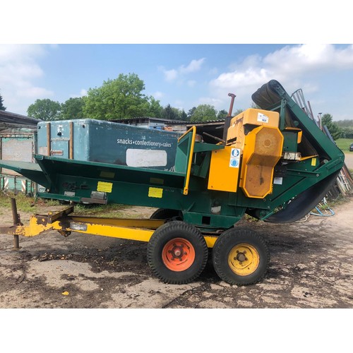 1540 - Towable green waste shredder. Hammers have done less than 1 hours work since fitted. Purchased new f... 