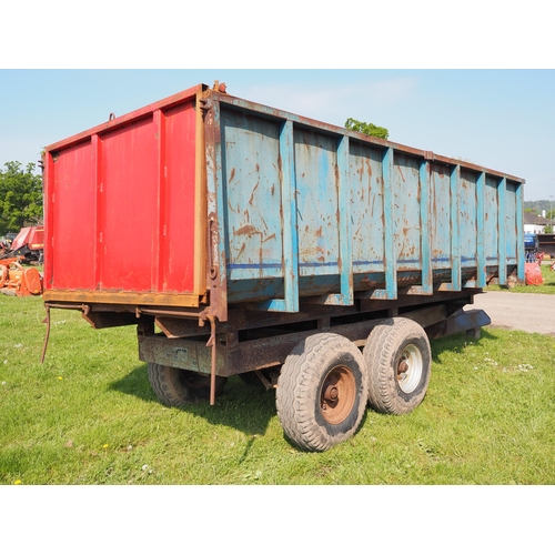 1529 - Twin axle tipping trailer