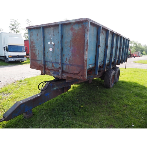 1529 - Twin axle tipping trailer