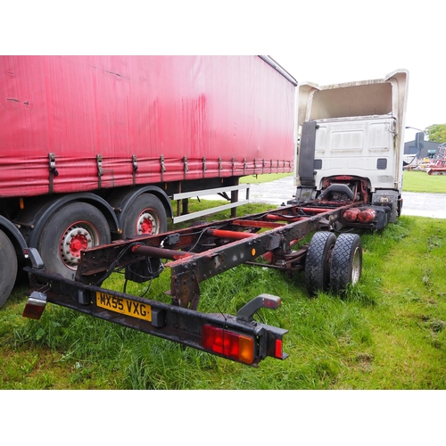 1533 - Iveco Euro Cargo lorry chassis cab. Reg. MX55 VXG