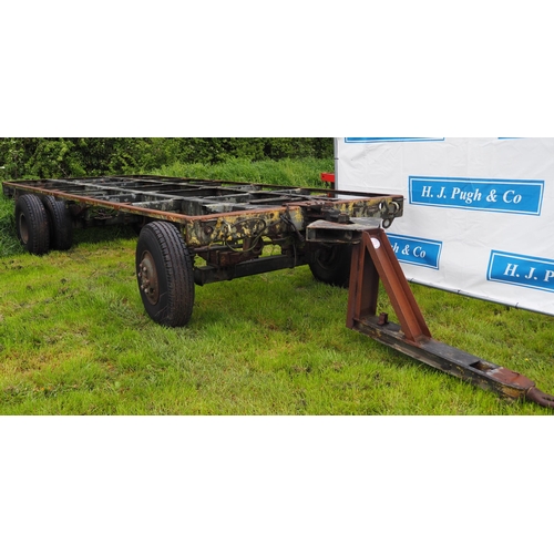 1537 - Ex-MOD trailer chassis