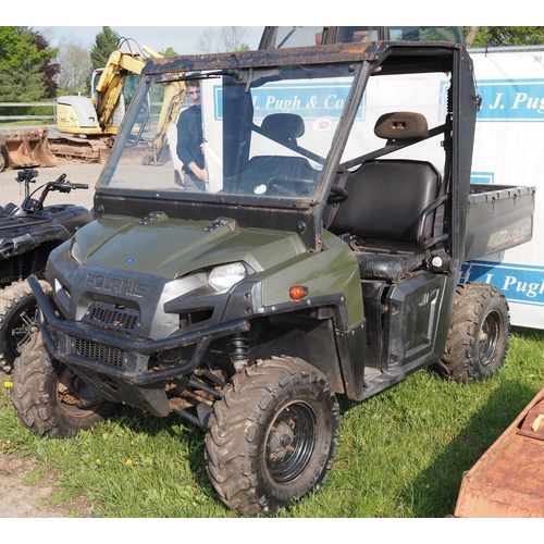 1635 - Polaris Ranger diesel vehicle. Reg. WA61 JAO. V5 and key in office