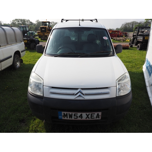 1644 - Citroen Berlingo van, 2005. MOT until 13/12/24. Reg. MW54 XEA. V5 and key in office