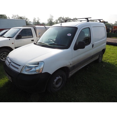 1644 - Citroen Berlingo van, 2005. MOT until 13/12/24. Reg. MW54 XEA. V5 and key in office