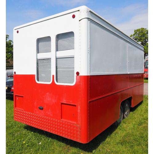 1648 - Living van on twin axle 15ft. Key in office