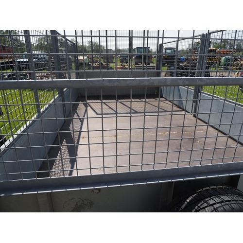 1650 - Ifor Williams LM126G twin axle caged trailer c/w ramp. S/No. H5145372