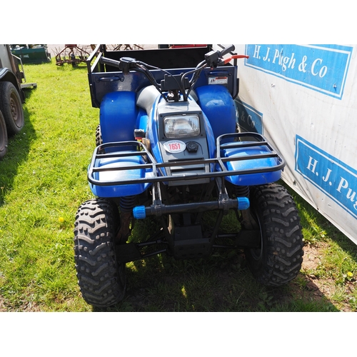 1651 - Polaris 6x6 Big Boss 250 quad. New battery, done very little. Key in office