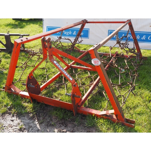 1672 - Parmiter 12ft folding chain harrows