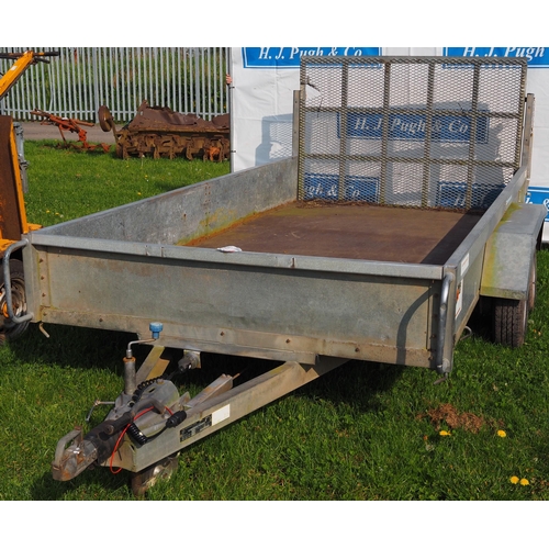 1710 - Indespension plant trailer with ramp 12ft