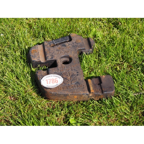 1786 - New Holland wafer weights 40kg - 2