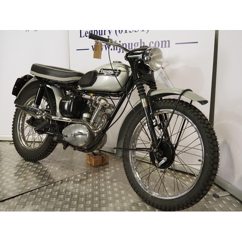 1022 - Triumph T20C Tiger Cub Competition motorcycle. 1957. 199cc. 
Frame No. T34275
Engine No. T20C39768
S... 