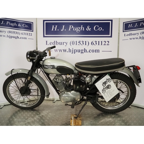 1022 - Triumph T20C Tiger Cub Competition motorcycle. 1957. 199cc. 
Frame No. T34275
Engine No. T20C39768
S... 