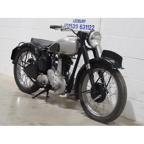 1029 - BSA B31 motorcycle project. 1946. 350cc. 
Frame No. XB319838
Engine No. XB317937
Requires finishing.... 