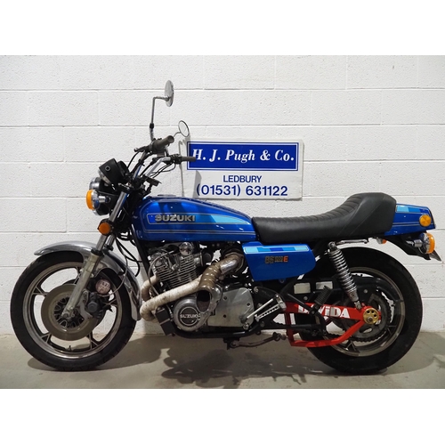 Suzuki GS1000 turbo motorcycle. 1981. 997cc Runs and rides. Reg. UNE ...