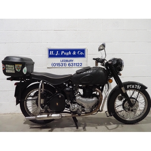 1035 - BSA A10 motorcycle. 1953. 648cc
Frame No. BA7510698
Engine No. BA10 14766 - doesn't match V5
Engine ... 