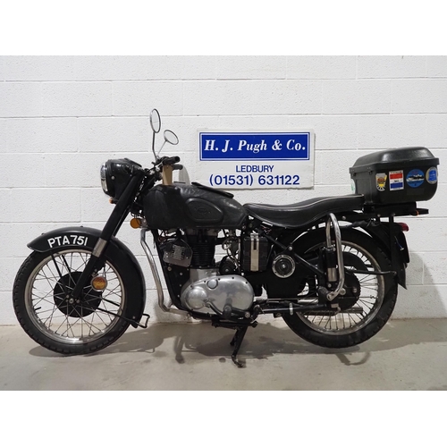 1035 - BSA A10 motorcycle. 1953. 648cc
Frame No. BA7510698
Engine No. BA10 14766 - doesn't match V5
Engine ... 