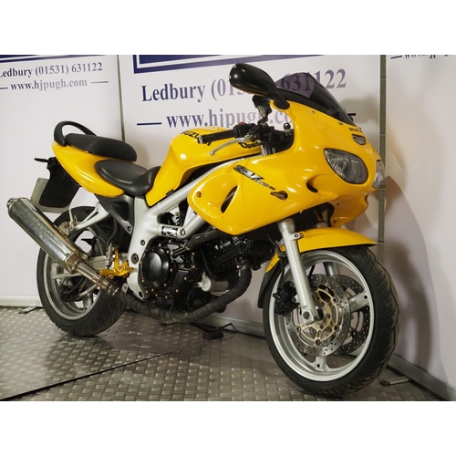 1042 - Suzuki SV650 motorcycle. 1999. 645cc
Recently serviced with new oil, filter and starter motor but no... 