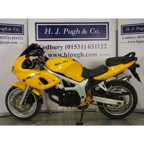 1042 - Suzuki SV650 motorcycle. 1999. 645cc
Recently serviced with new oil, filter and starter motor but no... 