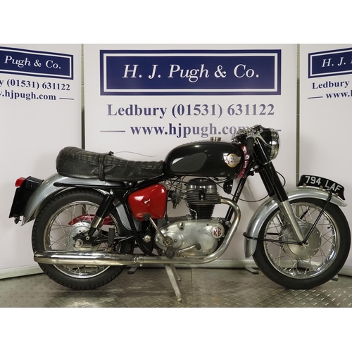 1044 - Royal Enfield Crusader Sports motorcycle. 1961. 249cc
Frame No. 18151
Engine No. C9345
Engine turns ... 