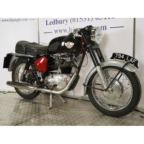 1044 - Royal Enfield Crusader Sports motorcycle. 1961. 249cc
Frame No. 18151
Engine No. C9345
Engine turns ... 