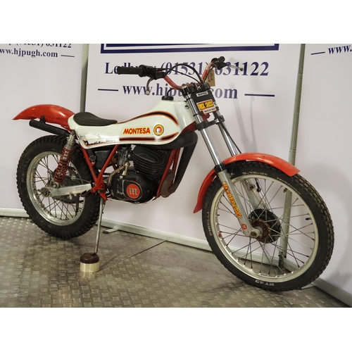 1048 - Montesa Cota trials motorcycle. 1983
Frame No. 39M00872
Engine No. 39M00872
Runs but hasn't been rid... 