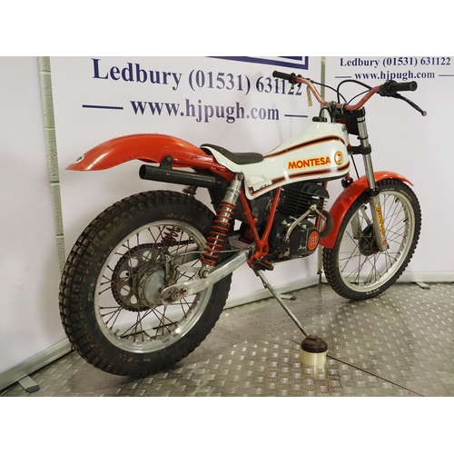 1048 - Montesa Cota trials motorcycle. 1983
Frame No. 39M00872
Engine No. 39M00872
Runs but hasn't been rid... 