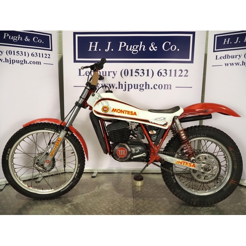 1048 - Montesa Cota trials motorcycle. 1983
Frame No. 39M00872
Engine No. 39M00872
Runs but hasn't been rid... 