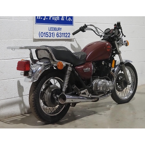 1054 - Suzuki GS450 motorcycle. 
Runs but will require recommissioning. Import. 
Come with Nova document. K... 