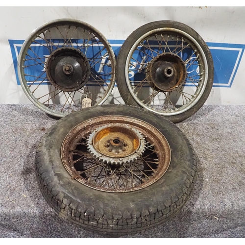 Triumph Pre Unit wheels