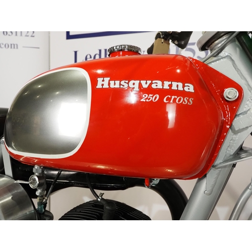 801 - Husqvarna 250 motocross bike. 1971. 250cc.
Frame No. 114132
Runs and rides. Has undergone a complete... 