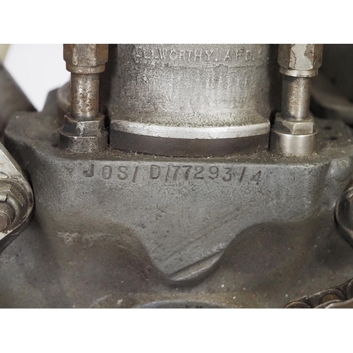 841 - Hagon JAP grasstrack motorcycle. 1960s. 500cc. 
Engine No. JOS/D/77293/4
Engine turns over. Has been... 