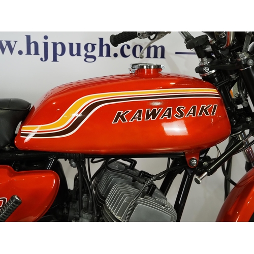 Kawasaki H1B 500 motorcycle. 1971. 498cc. Frame No. KAF-52740 Engine No ...