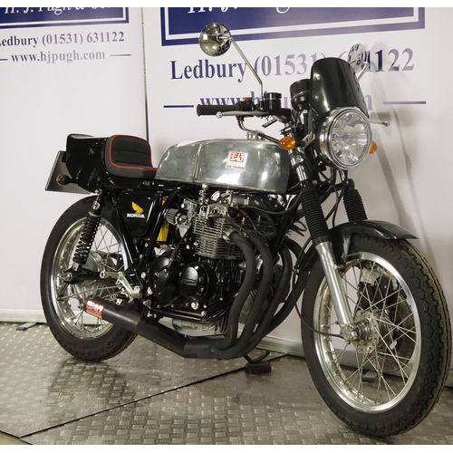 963 - Honda CB400/4 custom motorcycle. 1977. 460cc
Frame No. CB400F2-1075883
Engine No. CB400FE-1054348 (d... 