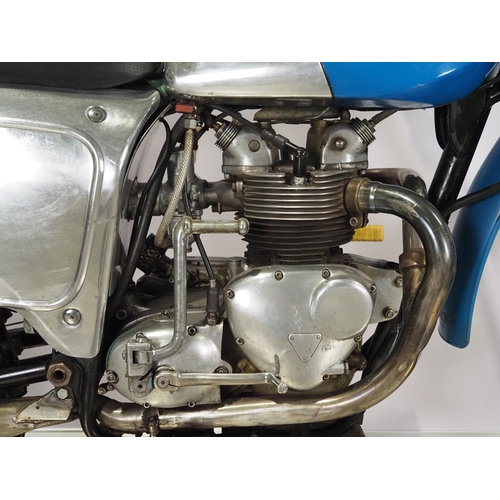 964 - Triumph Daytona trials motorcycle. 1970. 
Engine No. EE24033 T100R
Runs and rides but will need reco... 