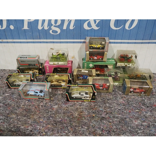 508 - Assorted Brumm and other model cars and carriages