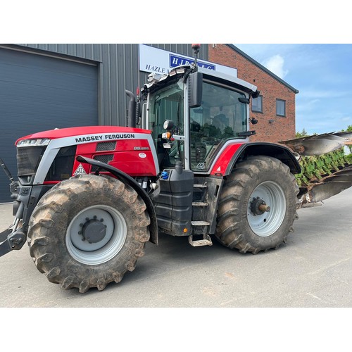 1555 - Massey Ferguson 8S-265 tractor. Front linkage and PTO, 1500 hours. Trimble guidance. Keys in office,... 