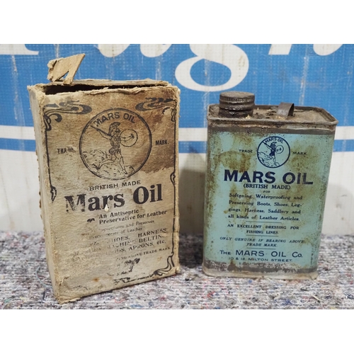 451 - Mars Oil can with original box NOS
